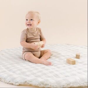 MakeMake Organics Reversible GOTS Certified Organic Cotton Baby Play Mat